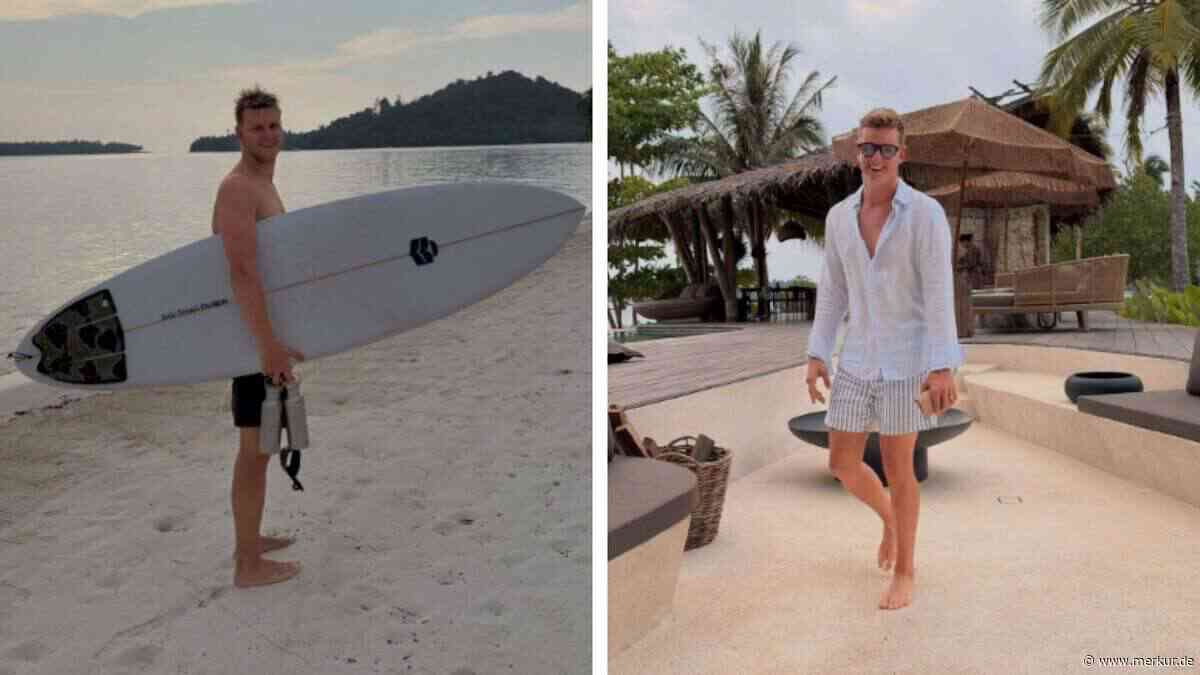 Mick Schumacher nutzt Offseason zum Surfen im Indischen Ozean