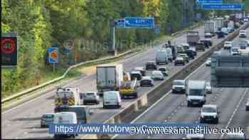 M1 traffic LIVE updates as van fire near Rotherham causes long delays