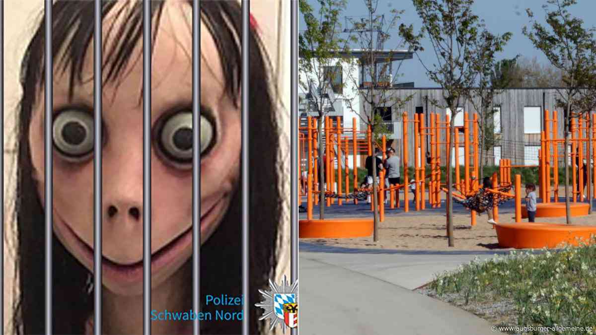 Mädchen im Reesepaark bedroht: Mann mit Horrormaske erschreckt weitere Menschen in Augsburg