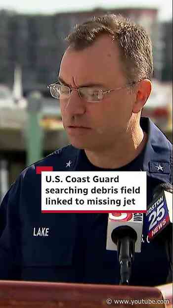 U.S. Coast Guard searching debris field linked to missing jet