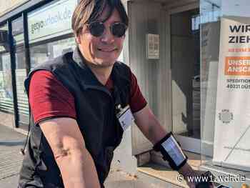 Düsseldorfer fährt 3.400 Briefe mit dem Fahrrad aus