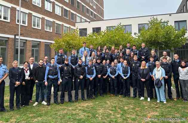 POL-PPTR: 40 neue Polizeibeamtinnen und -beamte verstärken das Polizeipräsidium Trier