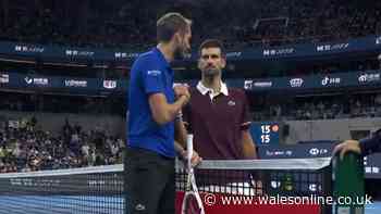Novak Djokovic speaks out as Daniil Medvedev disqualified and match ends in chaos