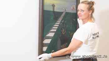 Sicher am Bohrer: Die Frau, die in der Kunsthalle die Bilder an die Wand bringt