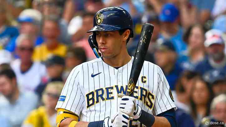Christian Yelich hasn’t recorded an RBI in the playoffs since 2018