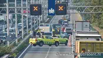 File op A58 na botsing, ruim een uur vertraging richting Tilburg