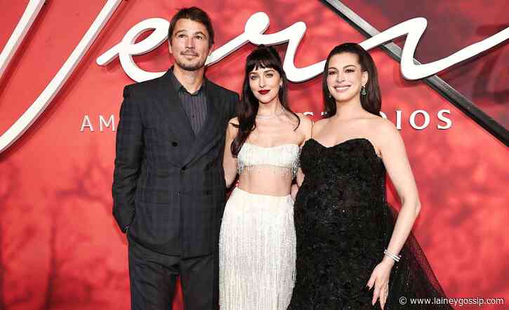 Anne Hathaway and Dakota Johnson in Verity