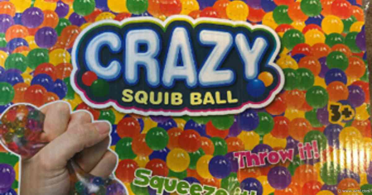 Recall: Squishy toys could lead to serious injury or death from water bead ingestion