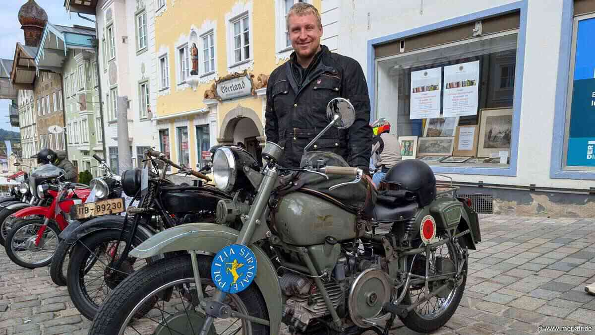 Oldtimer-Motorrad seit 1939 auf dem Dachboden – und hat noch Luft im Reifen