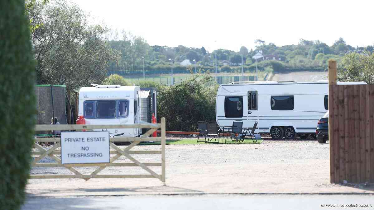 'Fear, anxiety and stress' over encampment on Wirral green belt land