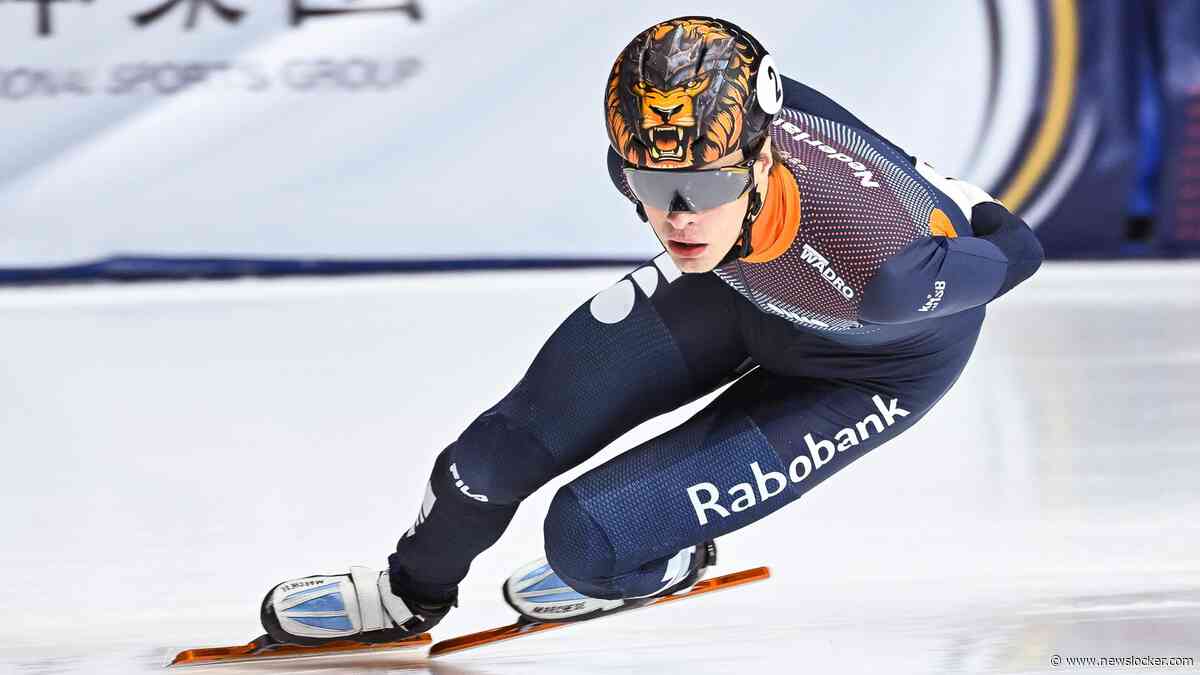 Van ’t Wout en Velzeboer voeren eerste shorttrackselecties aan