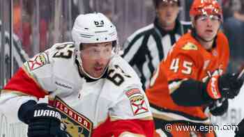 Panthers LW Marchand, back from surgery, nets 1st goal since Feb. 26