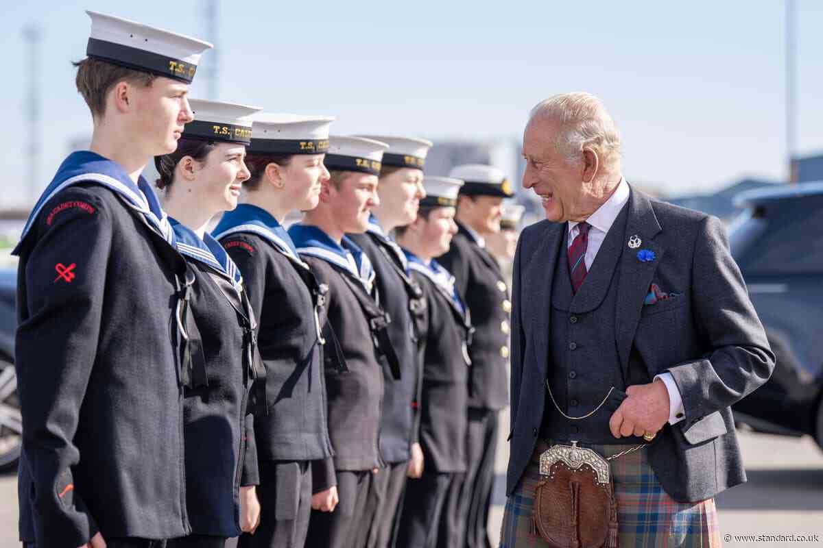 King praises cadet forces for instilling resilience in younger generation