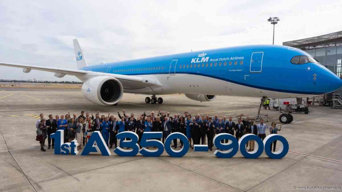KLM luidt nieuw tijdperk in met komst Airbus A350