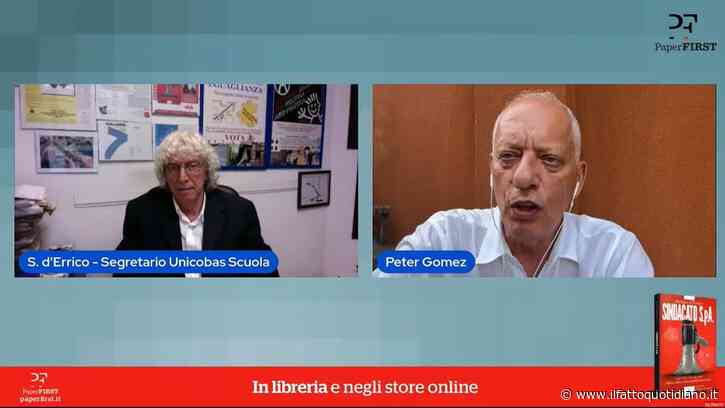 Sindacati S.p.a., a Roma la presentazione del libro di Stefano d’Errico con Peter Gomez