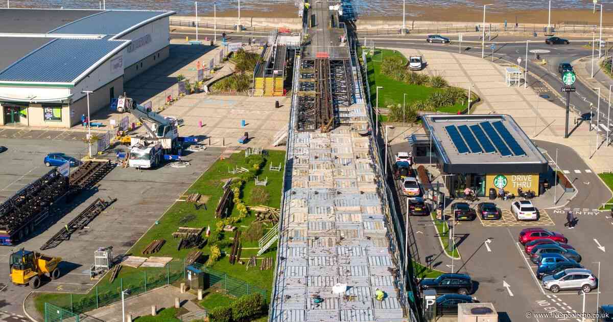 Stunning pictures show £20m Southport Pier restoration taking shape