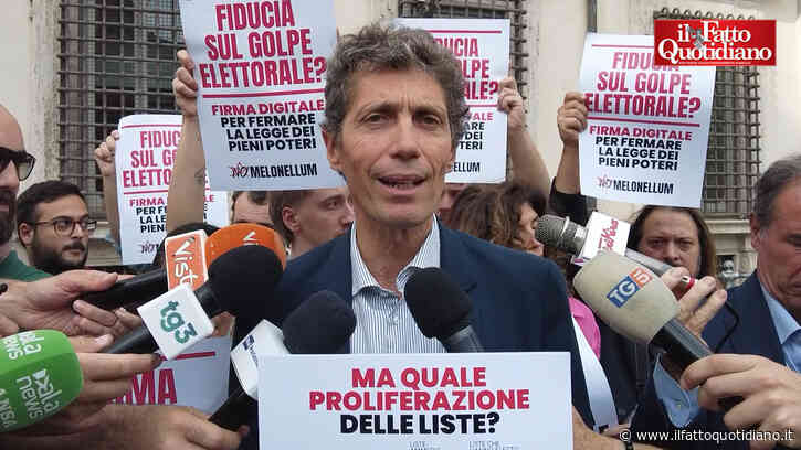 Legge elettorale, Magi al 6° giorno di sciopero della fame. Sit-in di +Europa davanti a Palazzo Chigi: “Meloni con la fiducia impedisce ad Parlamento di esaminare la riforma”