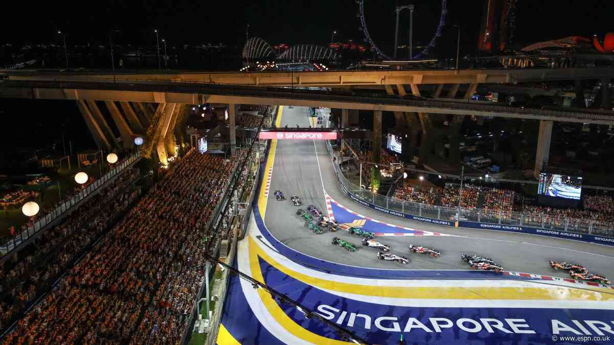 Singapore Grand Prix 2026: Race start time, how to watch, full schedule, predictions