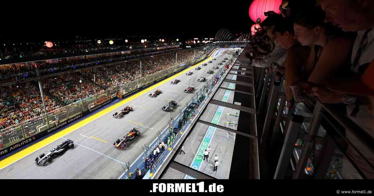 Live im TV und Stream: Alle Infos zur Übertragung der Formel 1 in Singapur