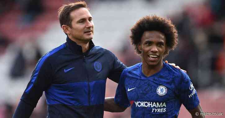 Chelsea hero Willian makes surprising claim about Frank Lampard
