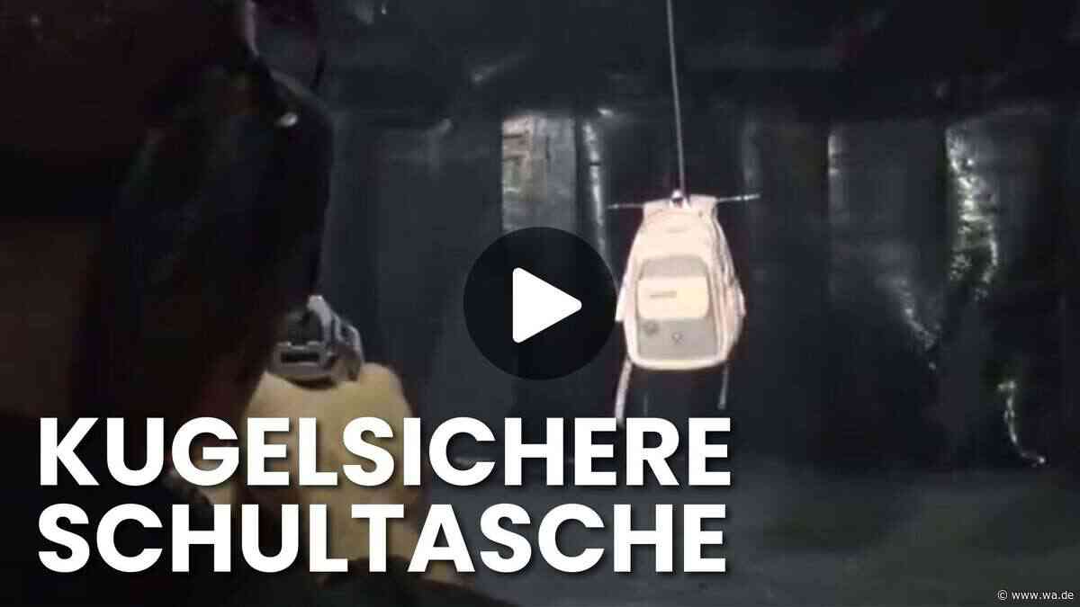 Nach Amokläufen: Türkisches Unternehmen zeigt kugelsicheren Rucksack für Kinder