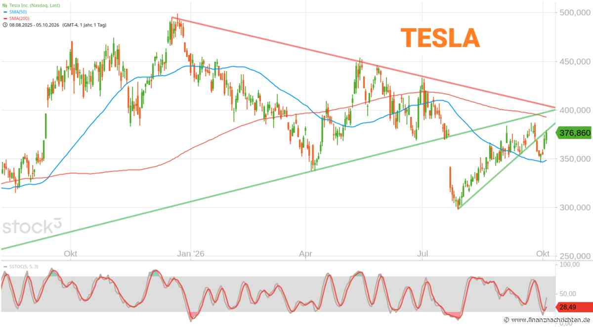 TESLA: Gefeiert wurde das pure Auslieferungsvolumen.