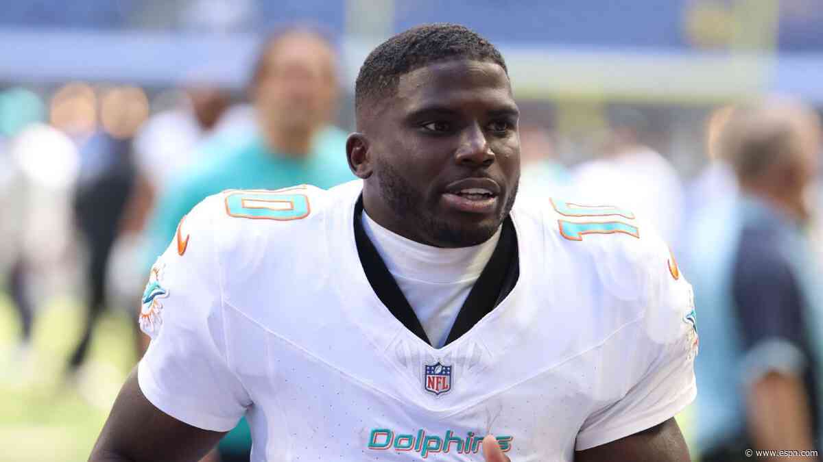WR Tyreek Hill could sign with new team soon, agent says