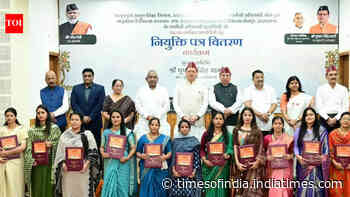 Uttarakhand CM Dhami hands over appointment letters to 332 recruits under ESI scheme