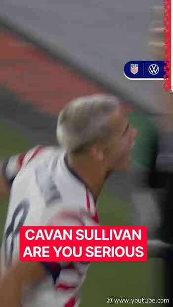 CAVAN SULLIVAN PICKS HIS POCKET AND SENDS IT IN FROM WAYYYYYY DOWNTOWN! @volkswagen_usa #usmnt