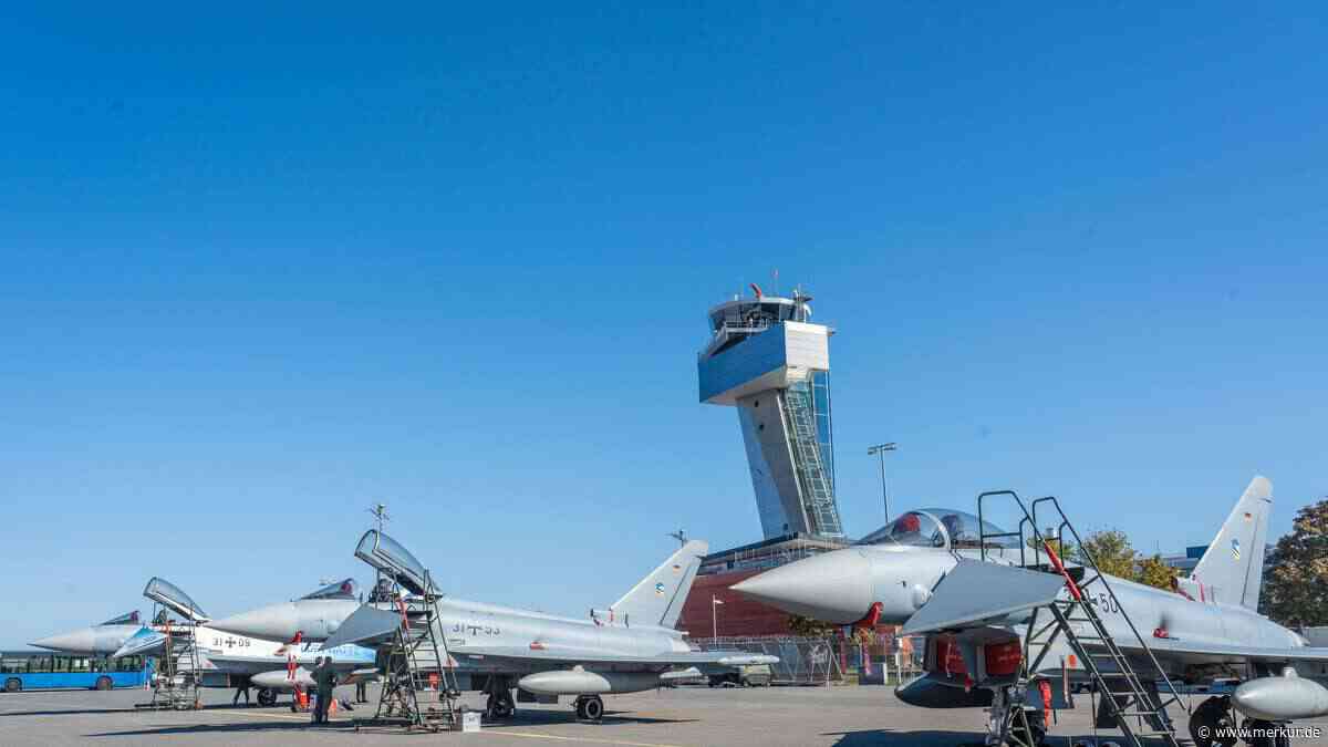„Lage hat sich geändert“: Eurofighter am Himmel über Bayern – Übung an Flughafen