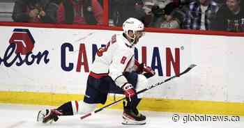 Alex Ovechkin to play nine more games in Canada