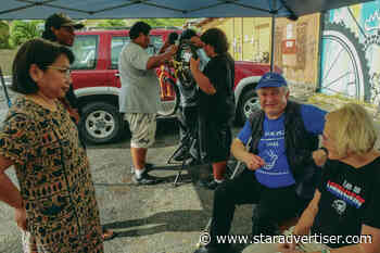 Blind Norwegian activist brings his Bike for Peace to Hawaii