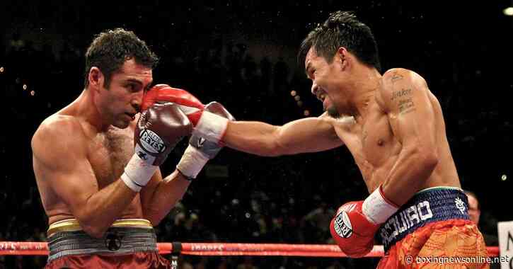 Oscar De La Hoya names the one fighter who hit him harder than Manny Pacquiao: “It was painful”