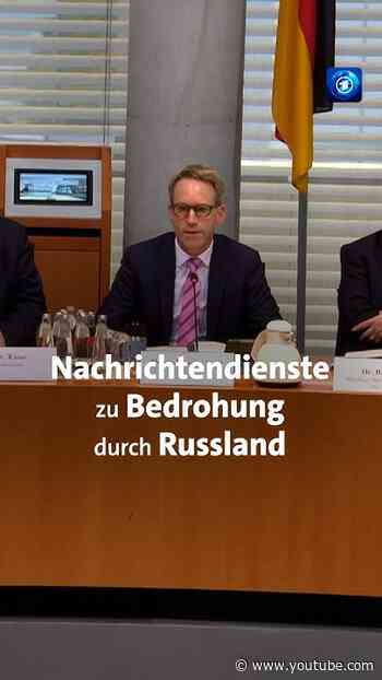 Laut des BND-Chefs befindet sich Deutschland in einem "Schattenkrieg" mit Russland #tagesschau #news