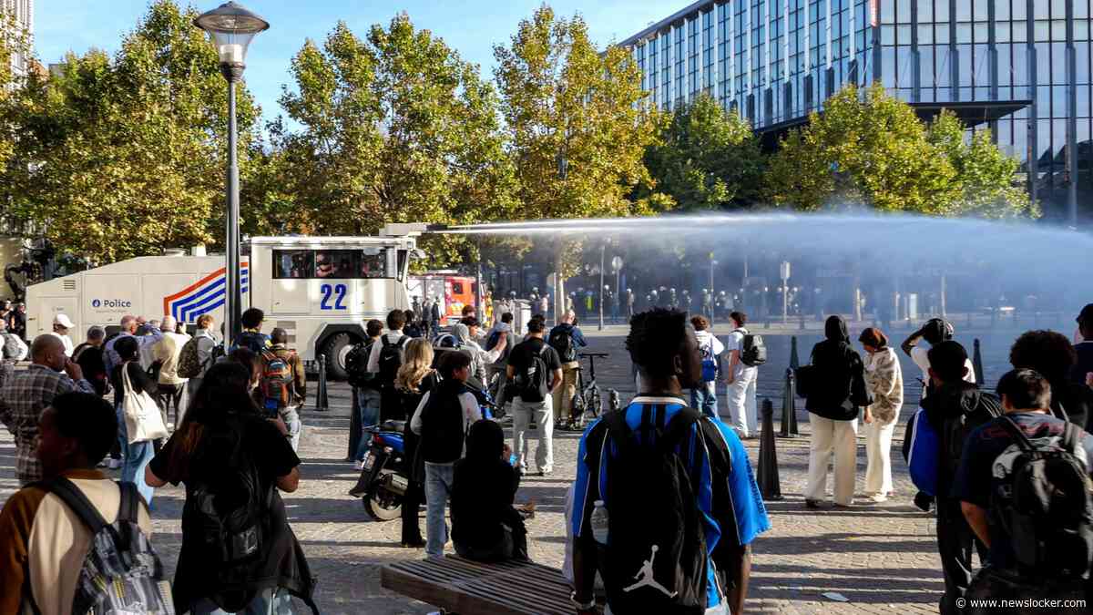 Franse studentenprotesten slaan over naar België: 15 leerlingen en 18 agenten gewond in Luik