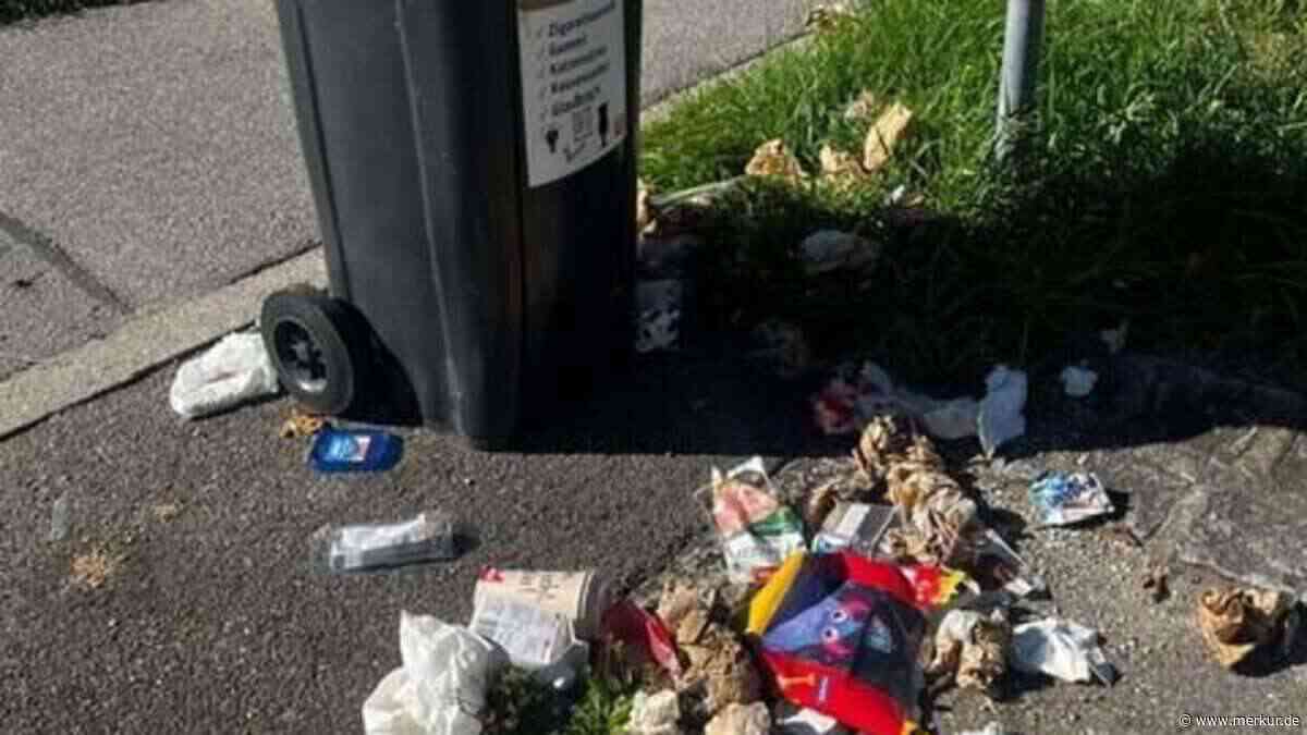 Ärger um „Vermüllung“ in der Nähe der Berufsschule