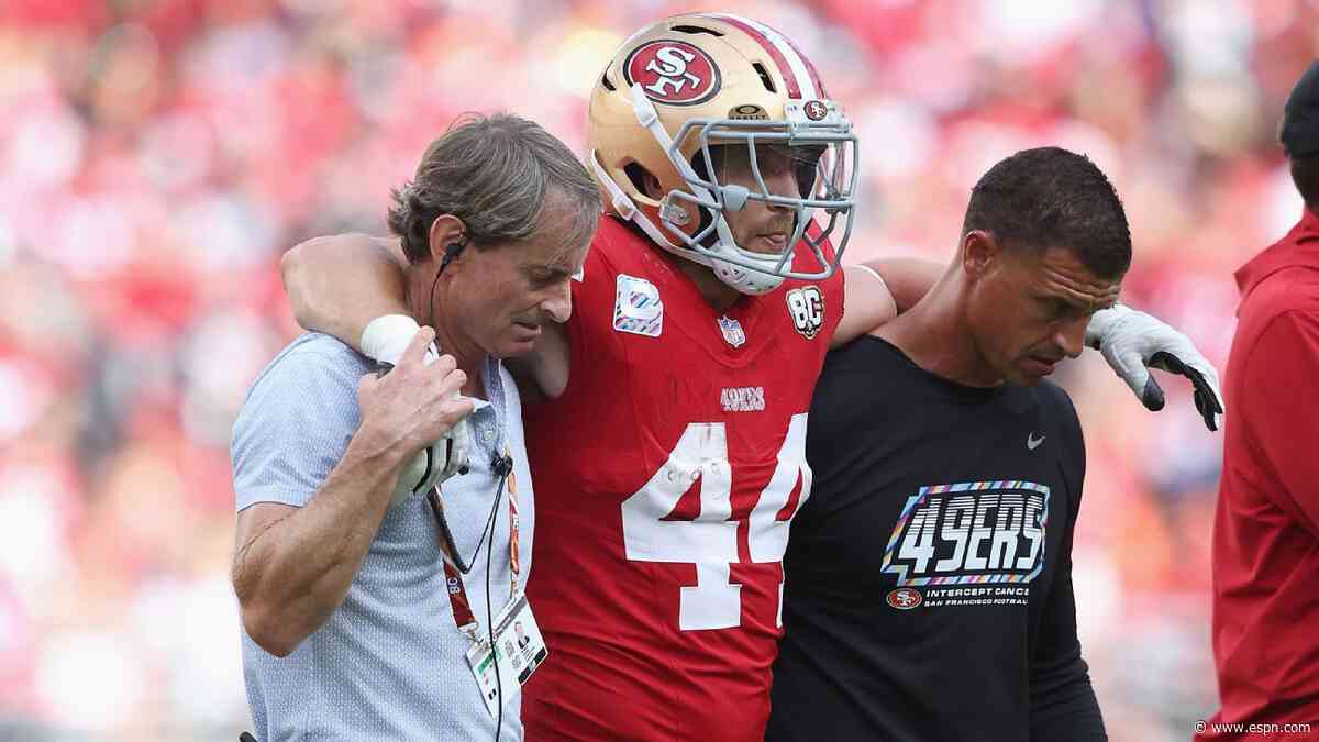 Sources: 49ers Pro Bowl FB Juszczyk (knee) expected to miss 2-3 weeks