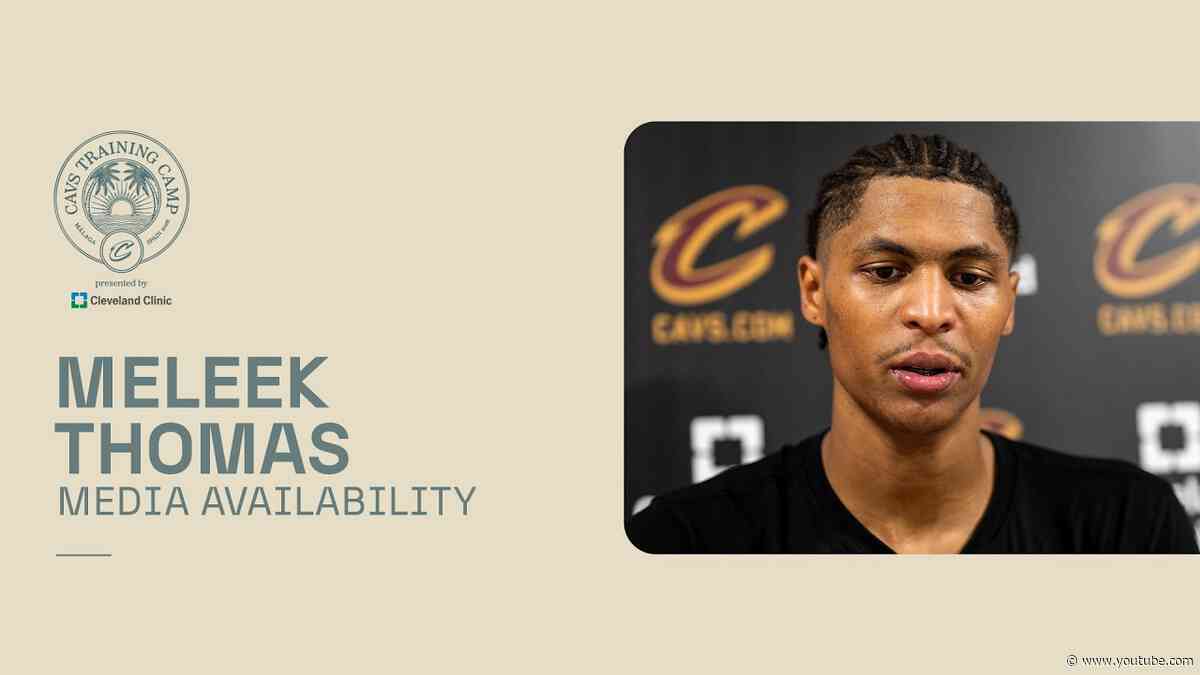 Cavs Training Camp | Meleek Thomas Media Availability | 10.03.2026