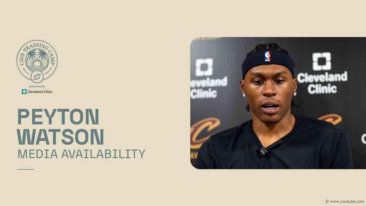 Cavs Training Camp | Peyton Watson Media Availability | 10.02.2026