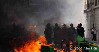 Teenager’s hand blown off as French school protests enter 3rd week