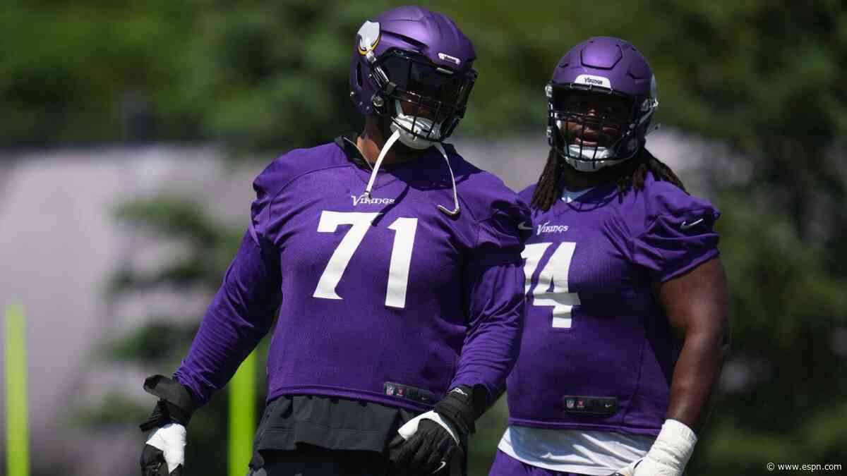Vikings may have new left side of O-line vs. Saints due to injuries