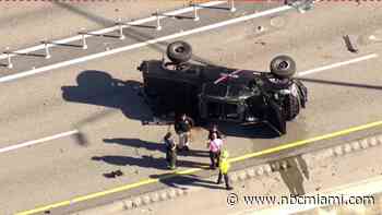 Fatal crash on I-95 in Pompano Beach causing traffic delays