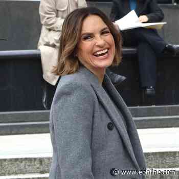 See Mariska Hargitay Crash a Wedding Photoshoot While Filming SVU