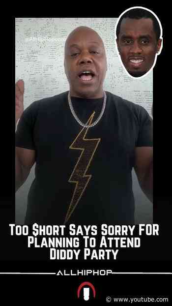 Too $hort Clears Up Diddy Party Comments - He Apologizes To Women