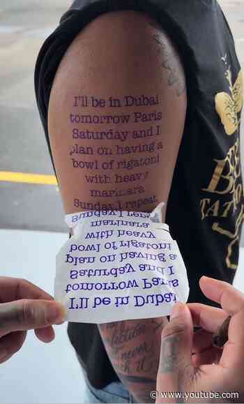 Epic Rick Ross Quote Gets Tatted On Fan