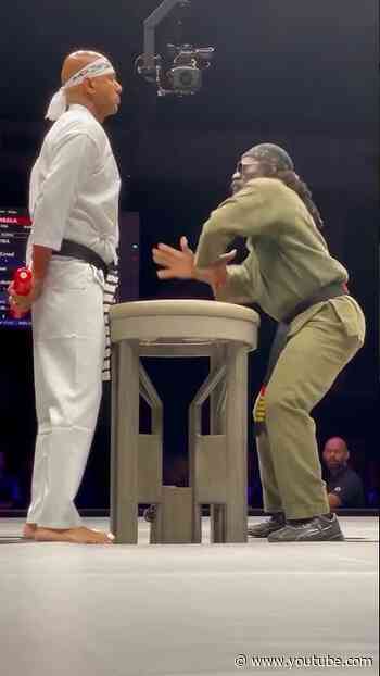 Wallo Gets Slumped In PowerSlap Comp By Karate Master