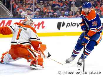 Jason Dickinson could return to Edmonton Oilers lineup on upcoming road trip