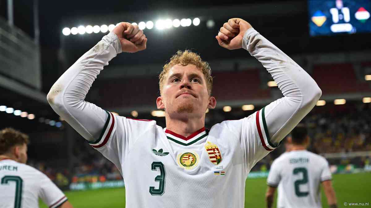 Groningen-speler Csinger helpt Hongarije aan zege met zijn eerste interlandgoal