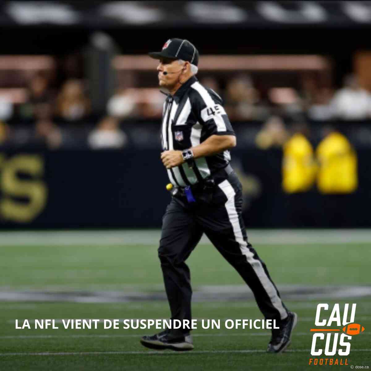 The NFL has just suspended an official