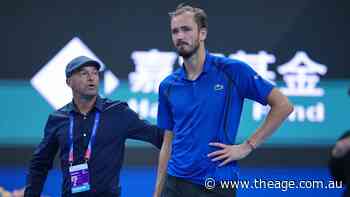 Medevedev disqualified for hitting fan with ball as De Minaur reaches China final